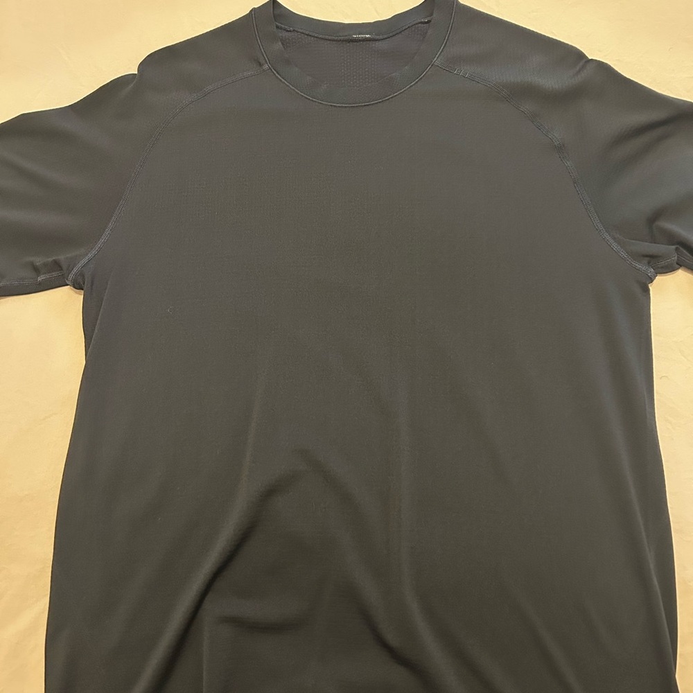 Navy Blue Lululemon Metal Vent Tech T Shirt
